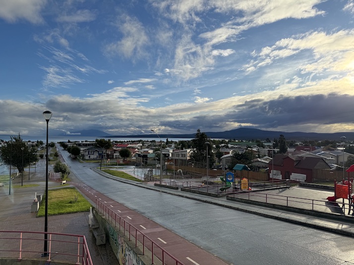 Puerto Natales after the rain cleared