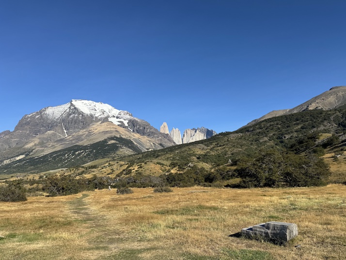 Beginning of the W Trek, at Central trailhead