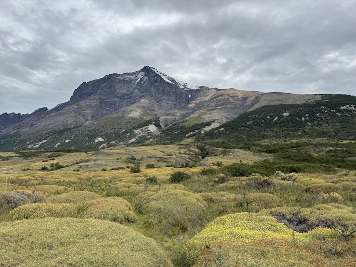 Towering mountains in Torres del Paine